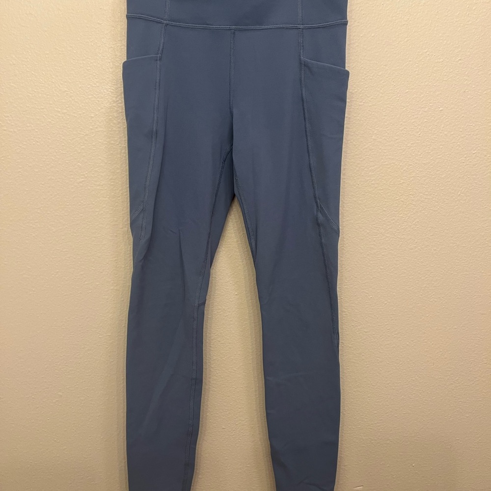 Athleta Girl High Rise Leggings in Dusty Blue